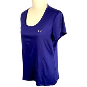 Under Armour Blue Fitted Short Sleeve T-Shirt
